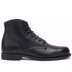 WOLVERINE 1000 Mile W08803 Blk Leather Boots US 7